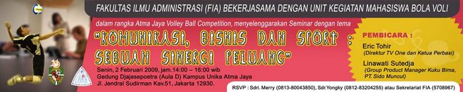 Seminar Kom, Bisnis dan Sport